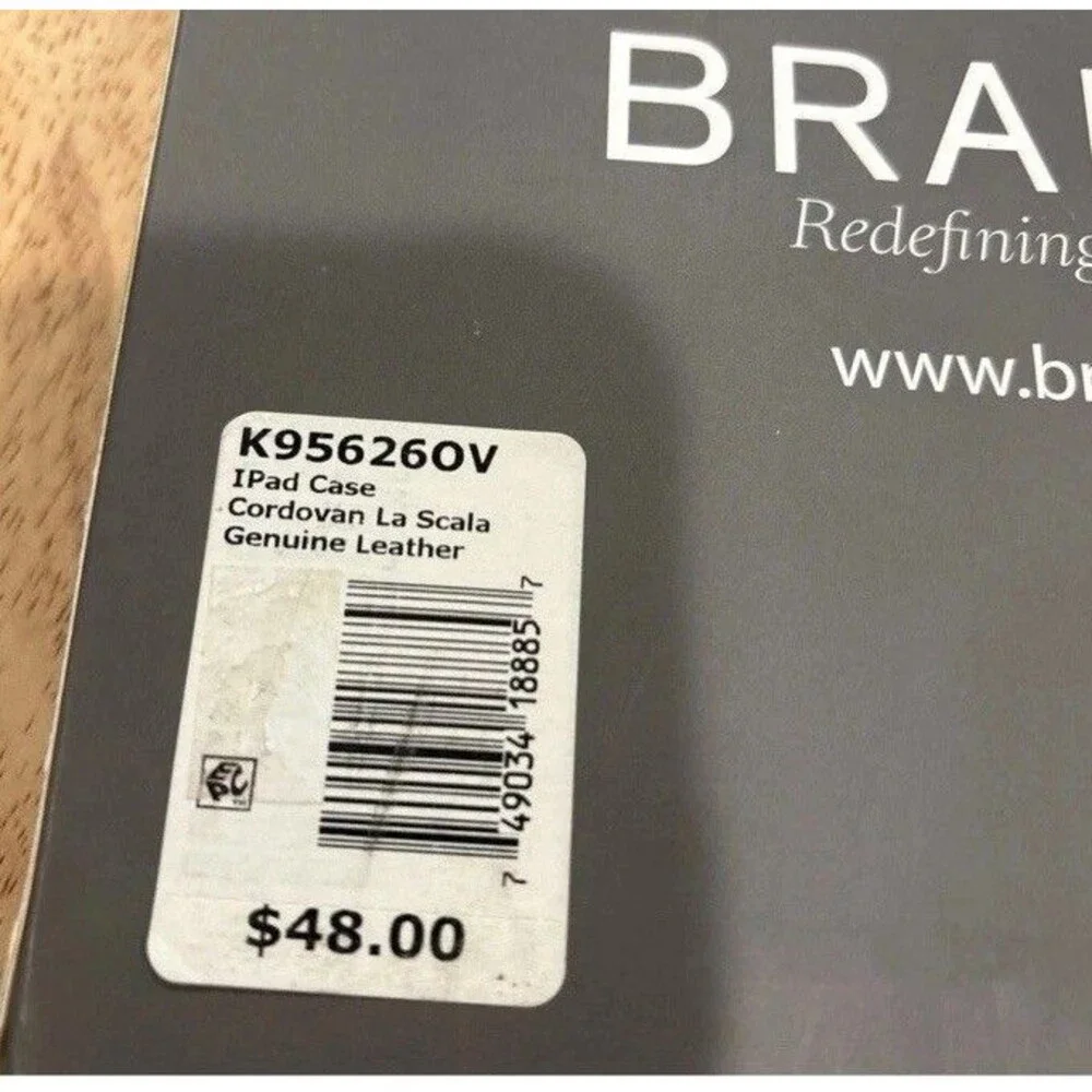 BRAHMIN Apple iPad Leather Shell Legacy iPads-iPad 2, 3rd-4th Gen. 9.5x7.5 Pecan
